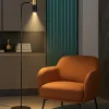 Lampade Da Terra-Selezionato da Mazzolaluce Lampada da terra moderna orientabile per ufficio