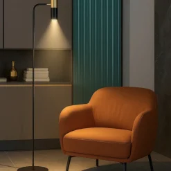 Lampade Da Terra-Selezionato da Mazzolaluce Lampada da terra moderna orientabile per ufficio