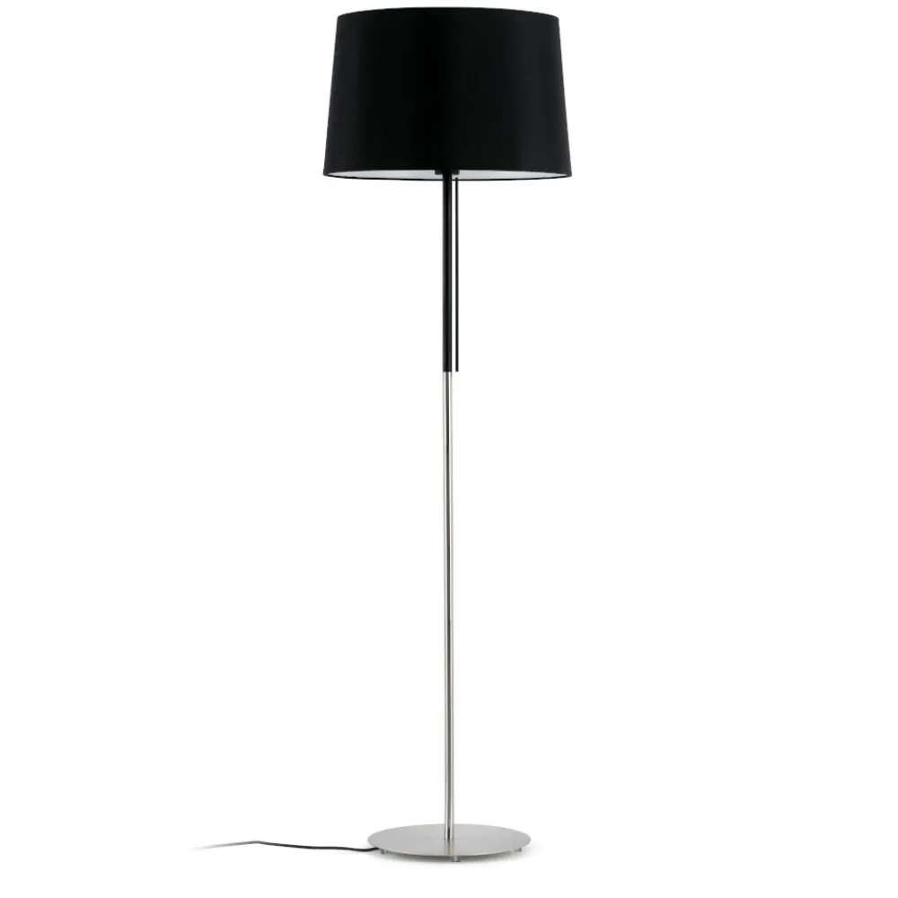 Lampade Da Terra-Selezionato da Mazzolaluce Lampada da terra moderna paralume nero