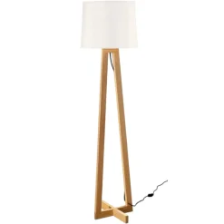 Lampade Da Terra-Selezionato da Mazzolaluce Lampada da terra moderna paralume bianco per salotto