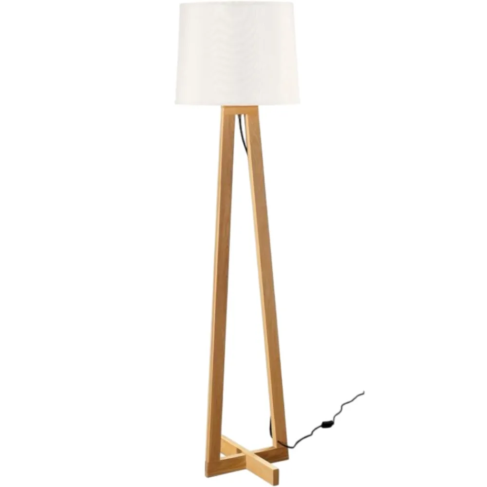 Lampade Da Terra-Selezionato da Mazzolaluce Lampada da terra moderna paralume bianco per salotto