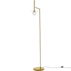 Lampade Da Terra-Selezionato da Mazzolaluce Lampada da terra moderna portalampada vetro opalino