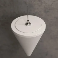 Lampade Da Terra-Selezionato da Mazzolaluce Lampada da terra moderna sospesa bianca led 3000k dimmerabile