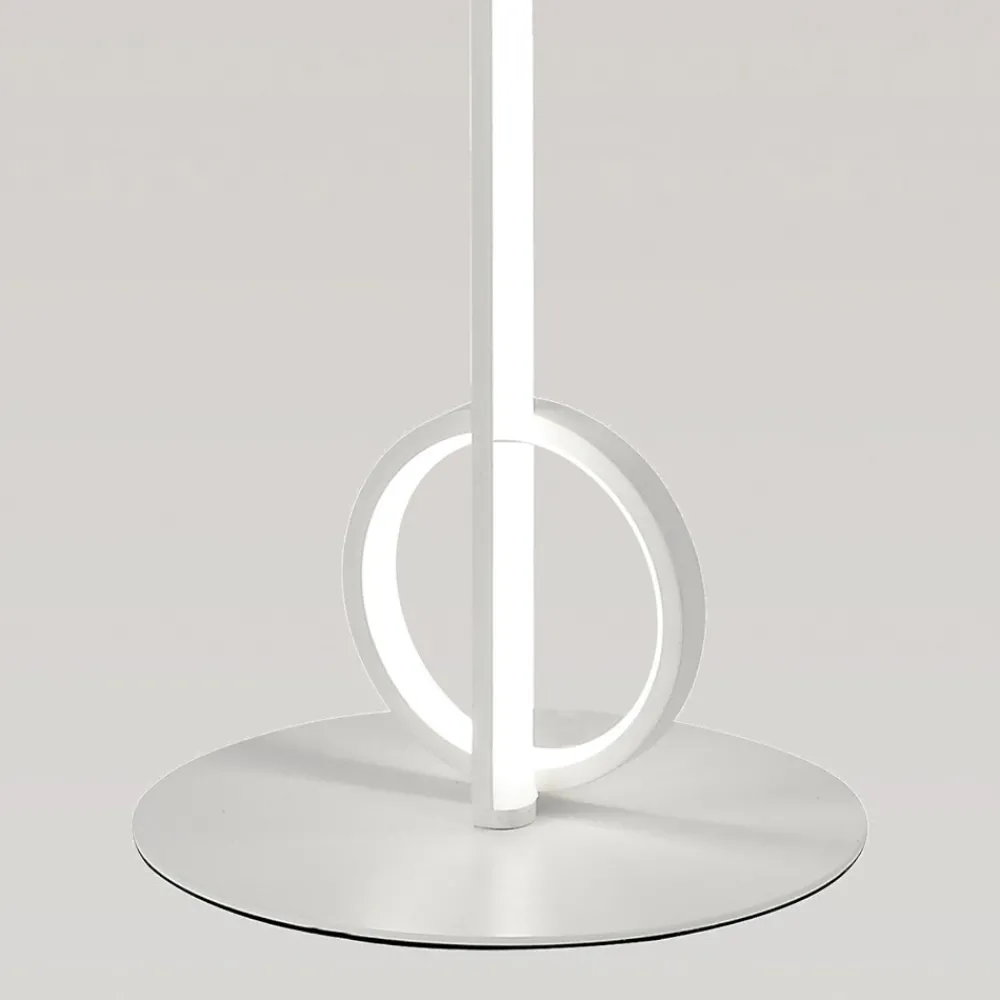 Lampade Da Terra-Selezionato da Mazzolaluce Lampada da terra moderna sottile bianca design led 24w 3000k