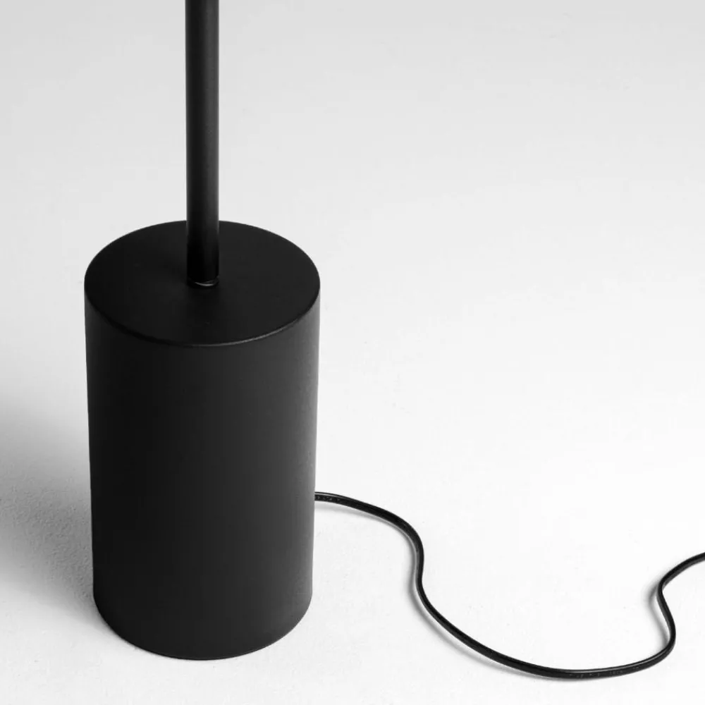 Lampade Da Terra-Selezionato da Mazzolaluce Lampada da terra moderno led 3000k metallo effetto legno