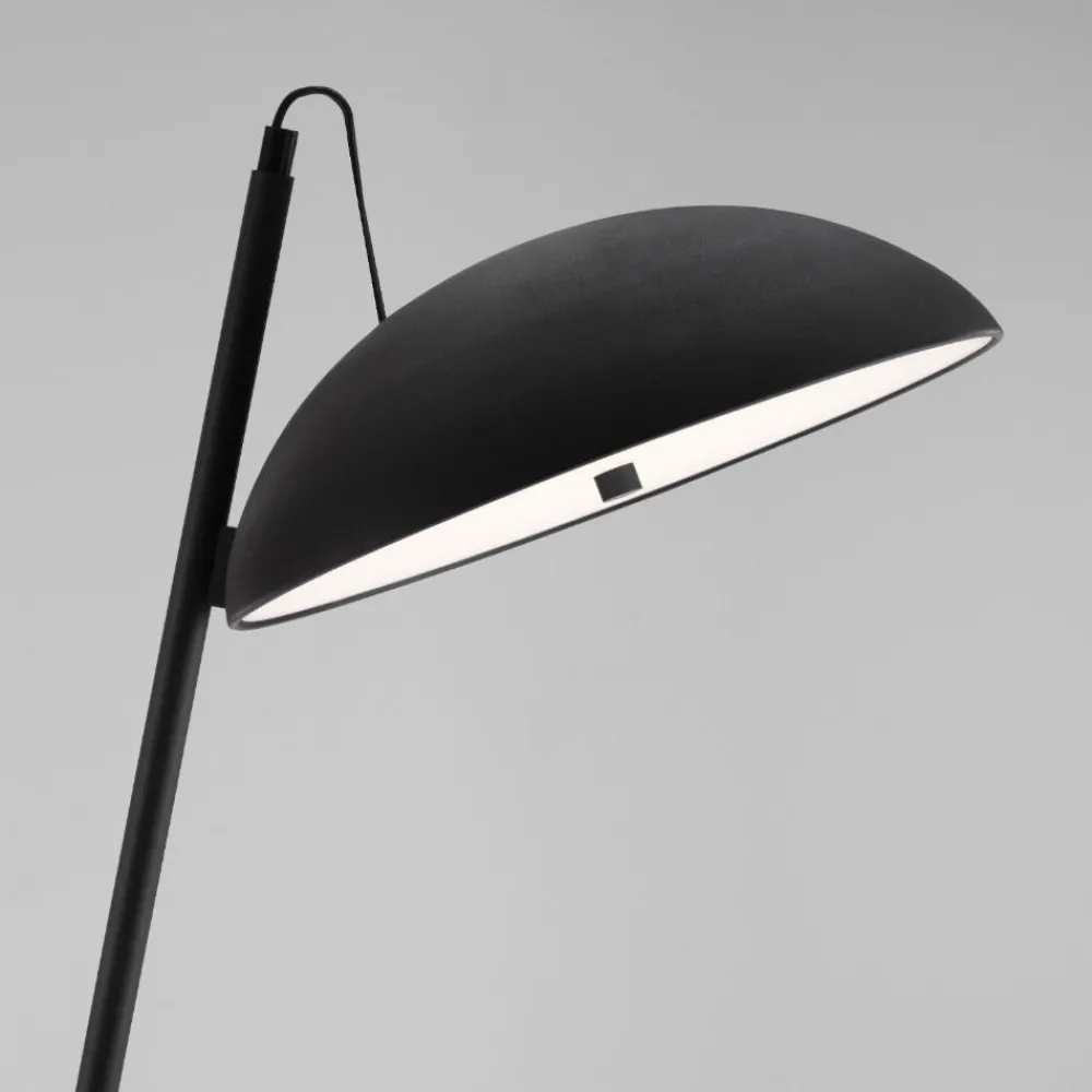 Lampade Da Terra-Selezionato da Mazzolaluce Lampada da terra nera design moderna led dimmerabile