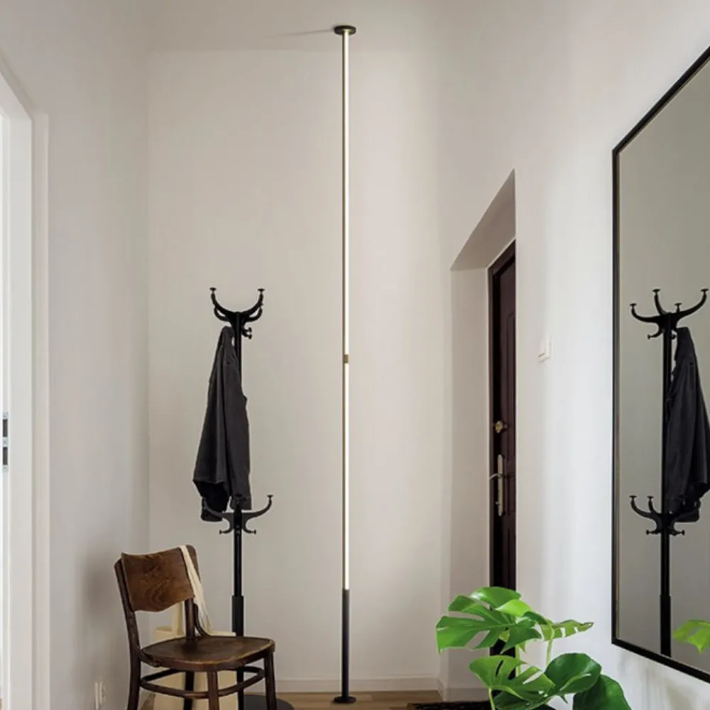 Lampade Da Terra-Selezionato da Mazzolaluce Lampada da terra nera led 3000k cavo allungabile sospesa