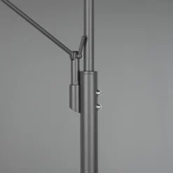 Lampade Da Terra-Selezionato da Mazzolaluce Lampada da terra nera moderna led da 2700k a 4000k orientabile