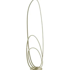 Lampade Da Terra-Ondaluce Lampada da terra pt golden oro design moderna dimmerabile