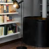Lampade Da Terra-Selezionato da Mazzolaluce Lampada da terra orientabile industrial metallo nero