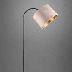 Lampade Da Terra-Selezionato da Mazzolaluce Lampada da terra per salotto moderno paralume in velluto