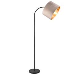 Lampade Da Terra-Selezionato da Mazzolaluce Lampada da terra per salotto moderno paralume in velluto