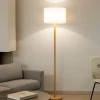 Lampade Da Terra-Selezionato da Mazzolaluce Lampada da terra per soggiorno h162 cm in legno sottile