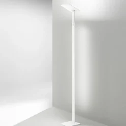 Lampade Da Terra-Perenz Illuminazione Lampada da terra per ufficio perenz quadra bianca led cct dimmerabile