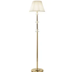 Lampade Da Terra-Ondaluce Lampada da terra piantana classica pt dido oro