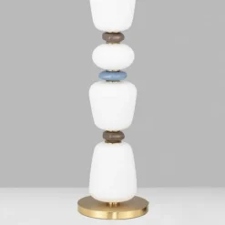 Lampade Da Terra-Selezionato da Mazzolaluce Lampada da terra piantana design moderna led 3000k vetro porcellana