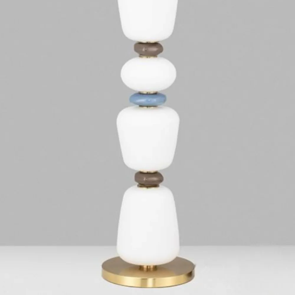 Lampade Da Terra-Selezionato da Mazzolaluce Lampada da terra piantana design moderna led 3000k vetro porcellana