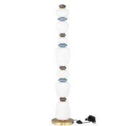 Lampade Da Terra-Selezionato da Mazzolaluce Lampada da terra piantana design moderna led 3000k vetro porcellana