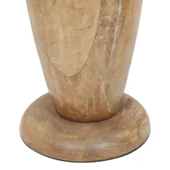Lampade Da Terra-Selezionato da Mazzolaluce Lampada da terra piantana di legno per salotto paralume di juta