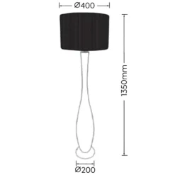 Lampade Da Terra-Selezionato da Mazzolaluce Lampada da terra piantana di legno per salotto paralume di juta