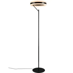 Lampade Da Terra-Selezionato da Mazzolaluce Lampada da terra piantana moderna nera led dimmerabile 2300k 3000k 4000k