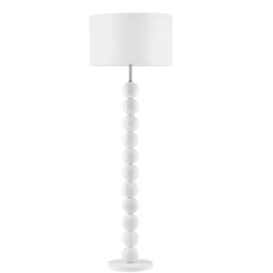 Lampade Da Terra-Selezionato da Mazzolaluce Lampada da terra piantana moderna sfere pietra bianca per soggiorno