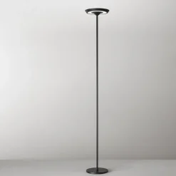 Lampade Da Terra-Perenz Illuminazione Lampada da terra piantana nera led 3000k dimmerabile balance perenz