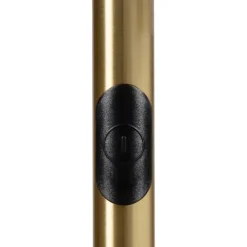 Lampade Da Terra-Selezionato da Mazzolaluce Lampada da terra piantana oro ottone led 2700k dimmerabile