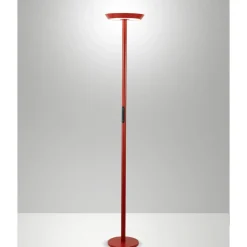 Lampade Da Terra-Fabas Luce Lampada da terra piantana rossa led 60w 2700k 3200k 4000k fabas fizz