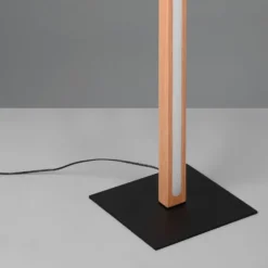 Lampade Da Terra-Selezionato da Mazzolaluce Lampada da terra stile nordico led 3000k piantana di legno