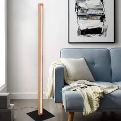 Lampade Da Terra-Selezionato da Mazzolaluce Lampada da terra stile nordico led 3000k piantana di legno
