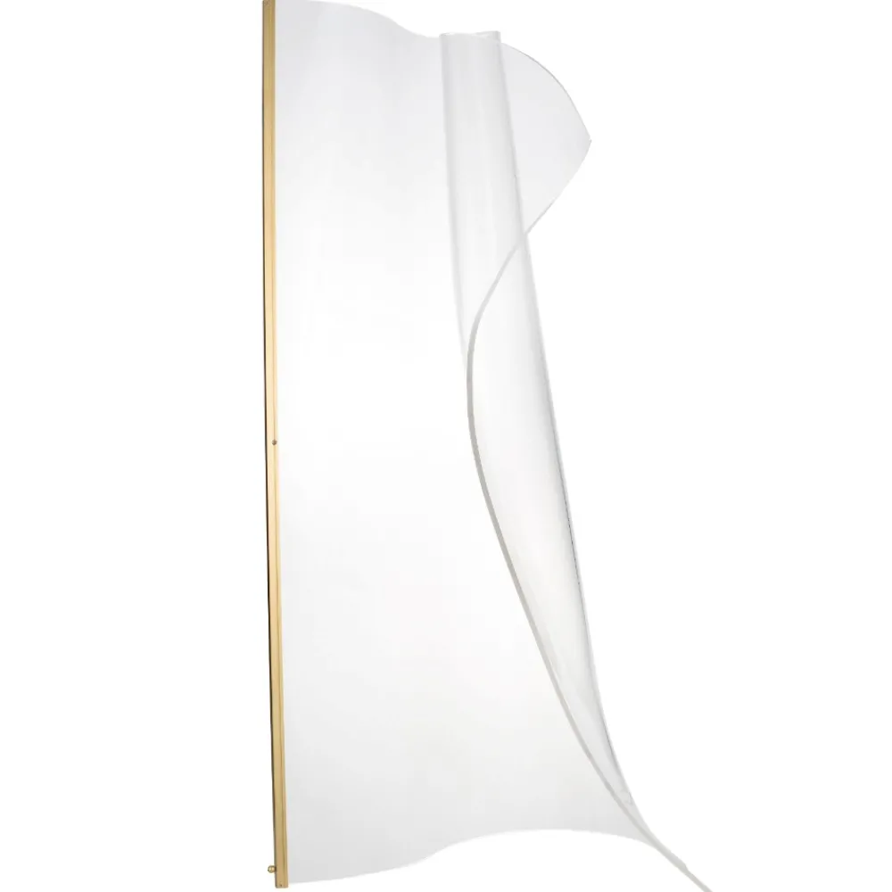 Lampade Da Terra-Selezionato da Mazzolaluce Lampada da terra vela led 31w 3000k design moderna oro
