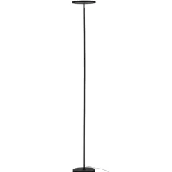 Lampade Da Terra-Selezionato da Mazzolaluce Lampada da terra 30w 3000k nera parabola orientabile dimmerabile