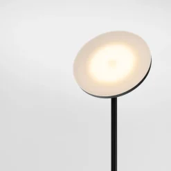 Lampade Da Terra-Selezionato da Mazzolaluce Lampada da terra 30w 3000k nera parabola orientabile dimmerabile