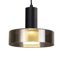 Lampade A Sospensione-Selezionato da Mazzolaluce Lampada design nero per comodino stanza da letto moderna