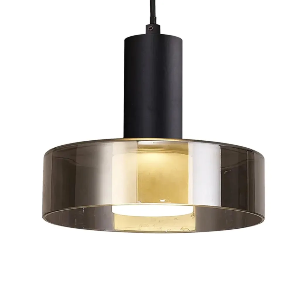 Lampade A Sospensione-Selezionato da Mazzolaluce Lampada design nero per comodino stanza da letto moderna