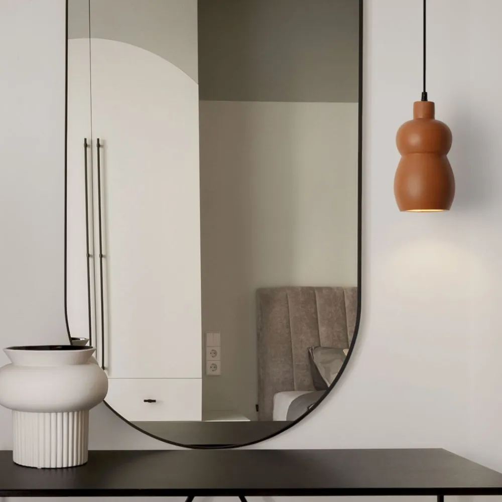 Lampade A Sospensione-Selezionato da Mazzolaluce Lampada di ceramica terracotta a sospensione