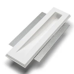 Segnapasso Led-Selezionato da Mazzolaluce Lampada di gesso cristaly da incasso parete bianco verticale