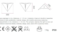 Applique Da Parete-Selezionato da Mazzolaluce Lampada di gesso led cristaly da incasso angolo 13w 2700k