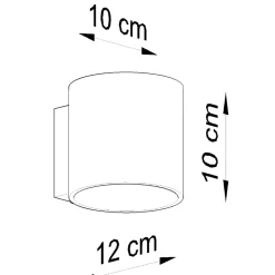 Applique Da Parete-Selezionato da Mazzolaluce Lampada di legno applique moderna cilindro da parete