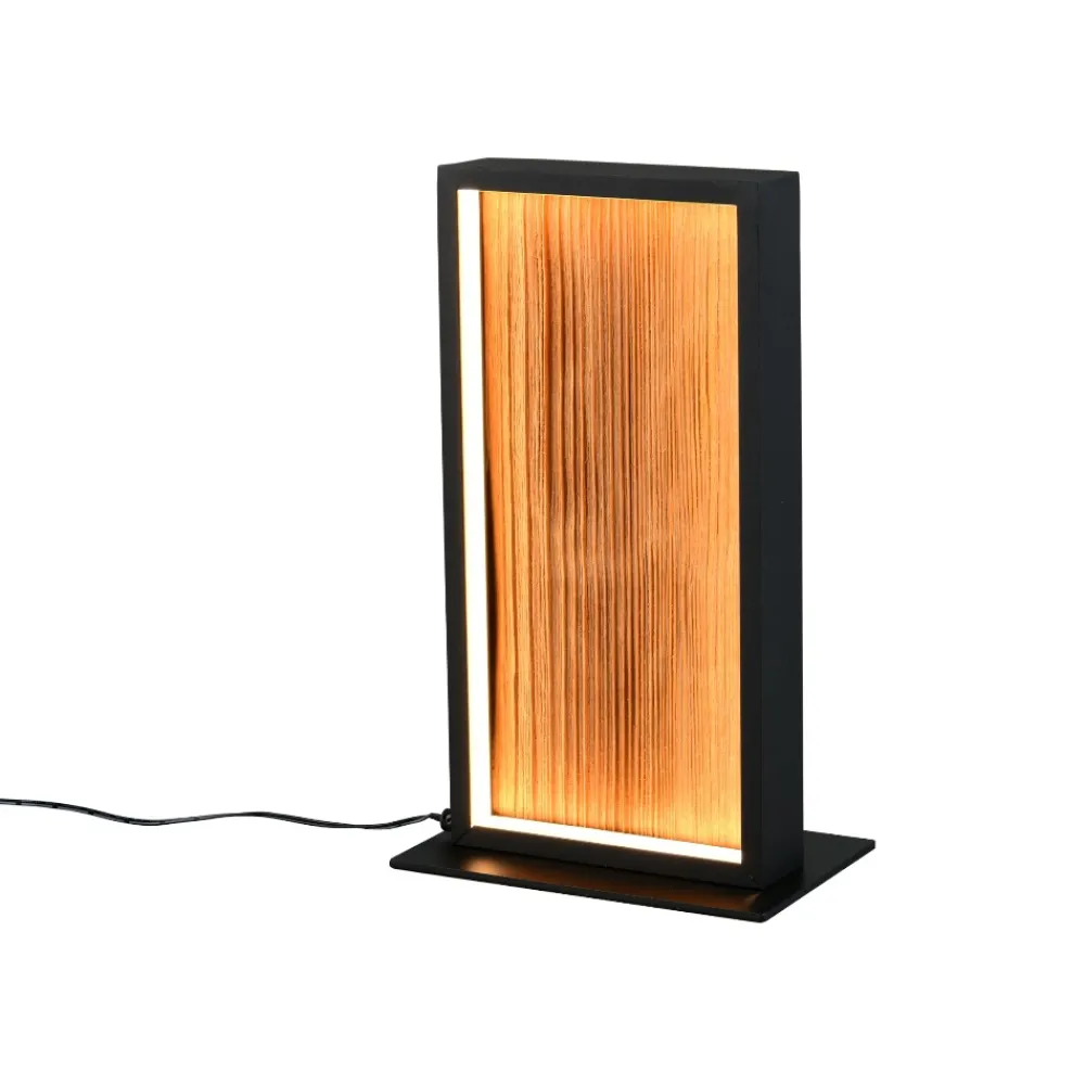 Abat Jour-Selezionato da Mazzolaluce Lampada di legno led per comodino camera da letto