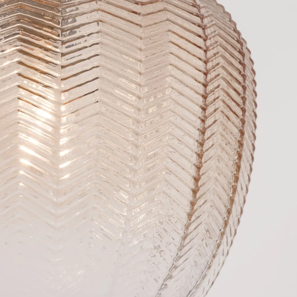 Lampade A Sospensione-Selezionato da Mazzolaluce Lampada di vetro champagne sfumato design contemporaneo a sospensione