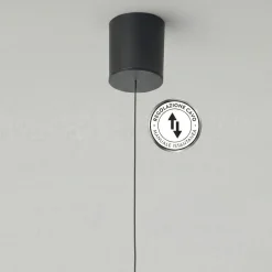 Lampade A Sospensione-Fabas Luce Lampada di vetro grigio a sospensione moderna fabas devero