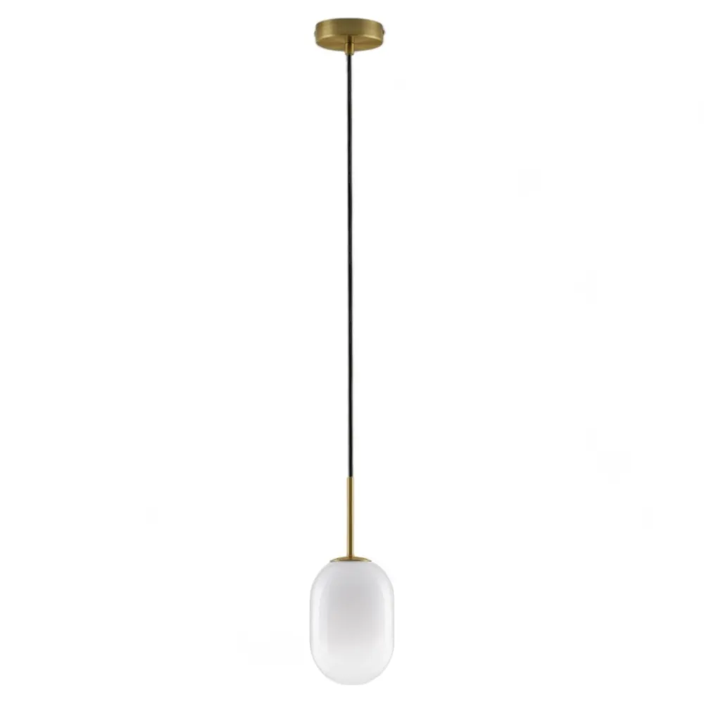 Lampade A Sospensione-Selezionato da Mazzolaluce Lampada di vetro oro sfera vetro