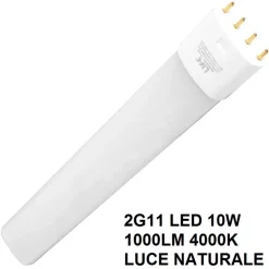 Lampadine Led-Top Light Lampada 2g11 led 10w 1000 lumen 4000k luce naturale