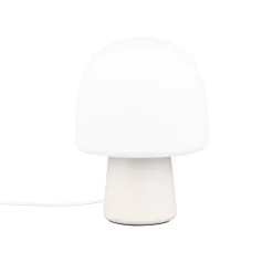 Abat Jour-Selezionato da Mazzolaluce Lampada grigio chiaro da camera da letto moderna per comodino