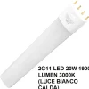 Lampadine Led-Top Light Lampada led 2g11 20w 1850lm 3000k luce bianco calda
