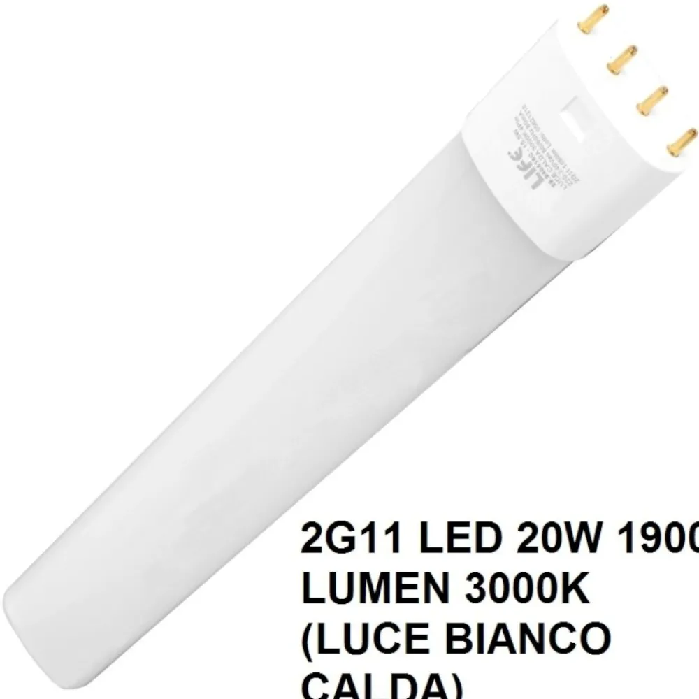 Lampadine Led-Top Light Lampada led 2g11 20w 1850lm 3000k luce bianco calda