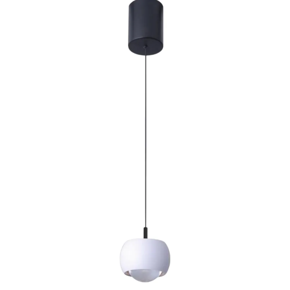 Lampade A Sospensione-Selezionato da Mazzolaluce Lampada led 12w 3000k a sospensione bianca design
