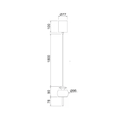 Lampade A Sospensione-Selezionato da Mazzolaluce Lampada led 12w 3000k pendente colore caffe a sospensione